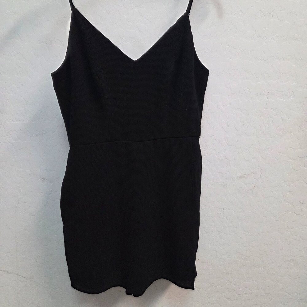 Trendy Black Premier Amour Romper-Dress-like with shorts-Size 4 zipper back